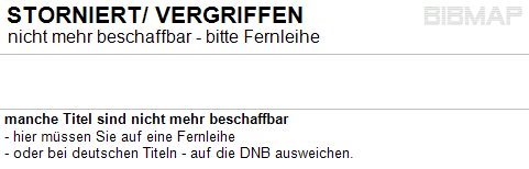 Bild zur Standortanzeige Die Wegbeschreibung wird Ihnen oberhalb dieser Tafel angezeigt. Die Bnde entnehmen Sie bitte dem Regal
oder bestellen ggf. aus dem Magazin.
Ausleihe und Rckgabe sind ber die SELBSTVERBUCHER mglich.