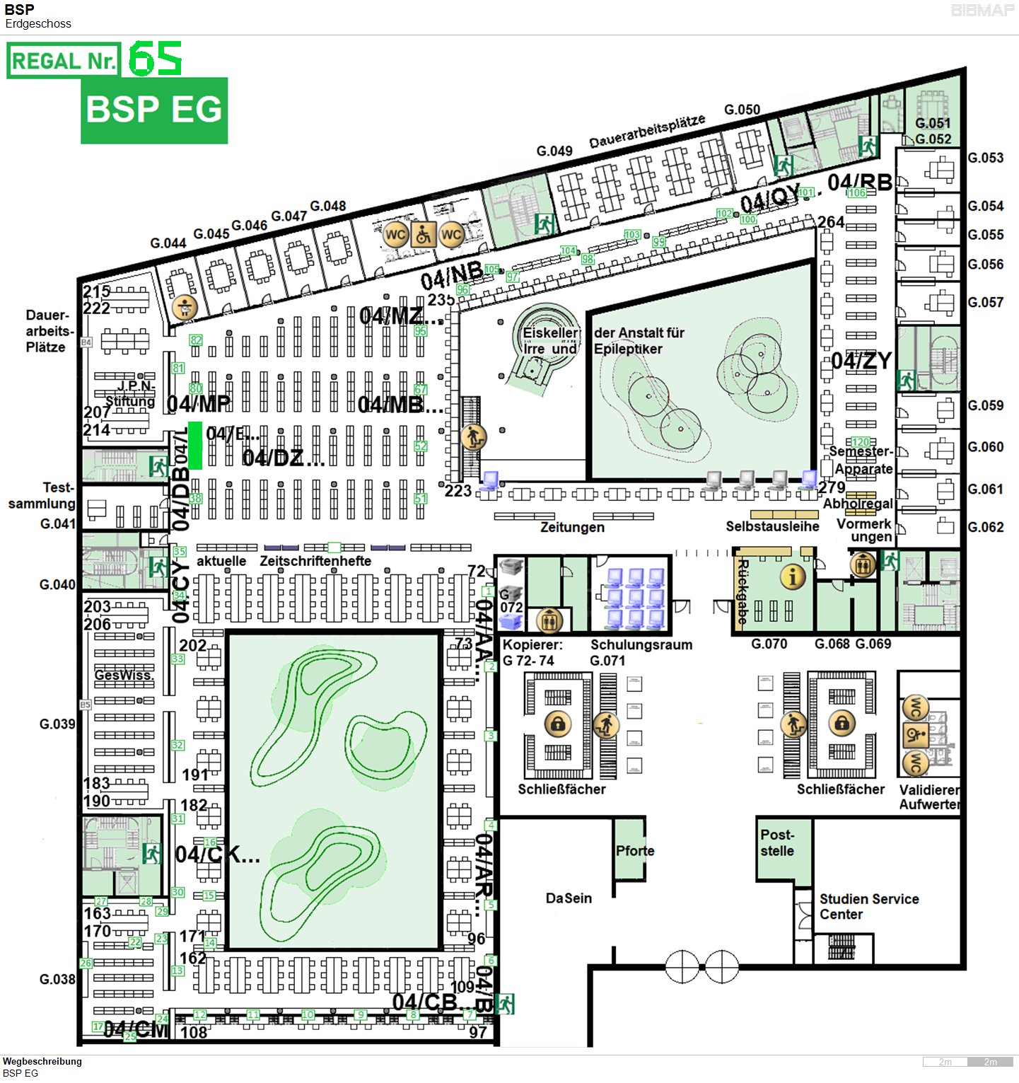 image of location system Wegbeschreibung
BSP EG