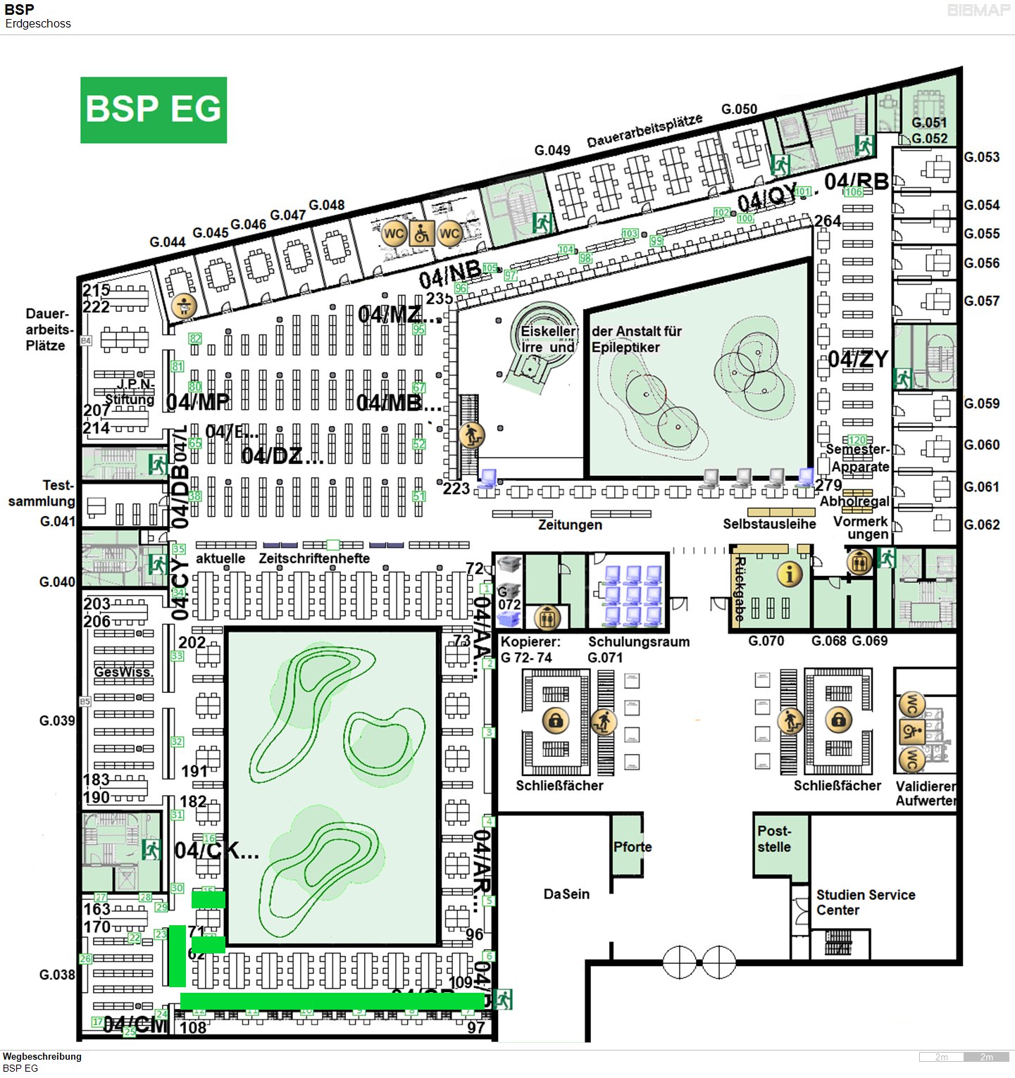 Bild zur Standortanzeige Wegbeschreibung
BSP EG