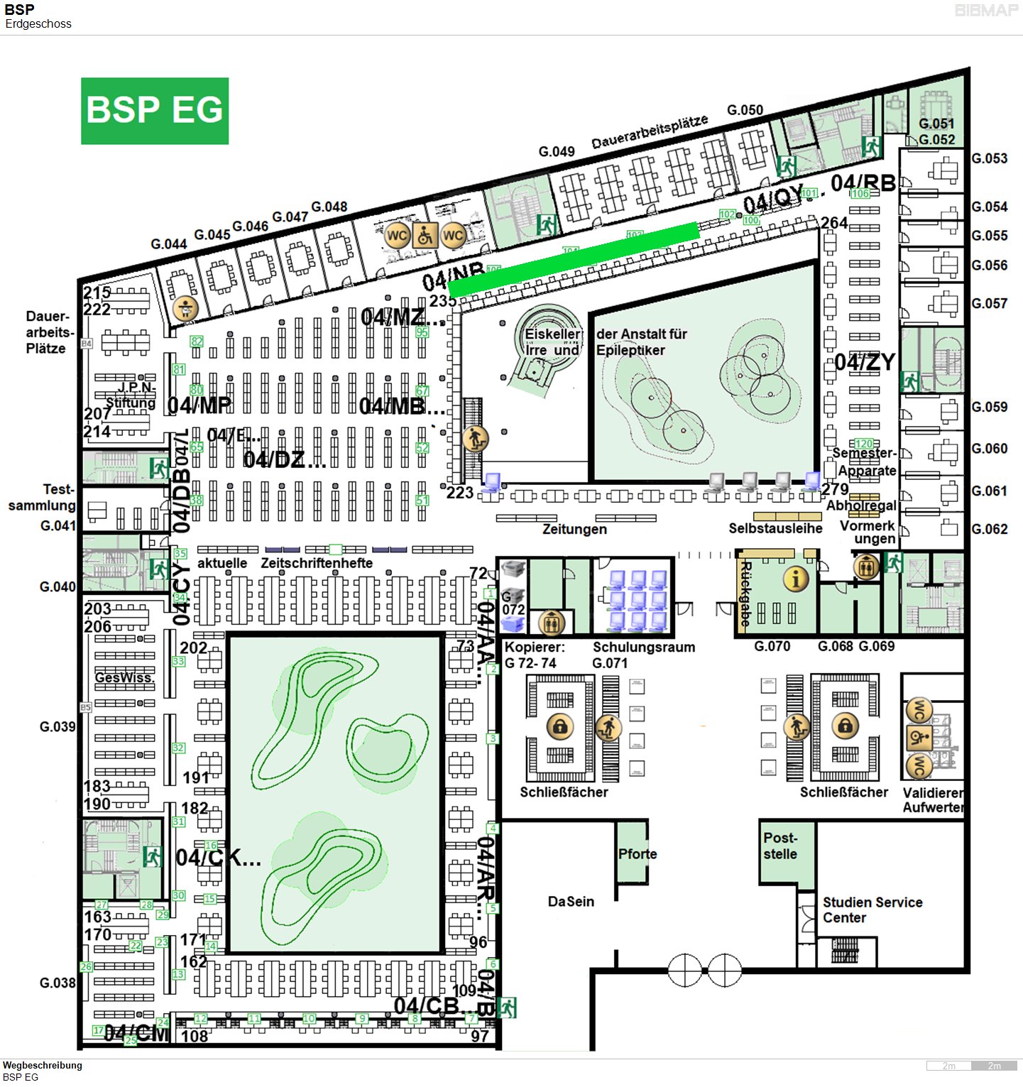Bild zur Standortanzeige Wegbeschreibung
BSP EG