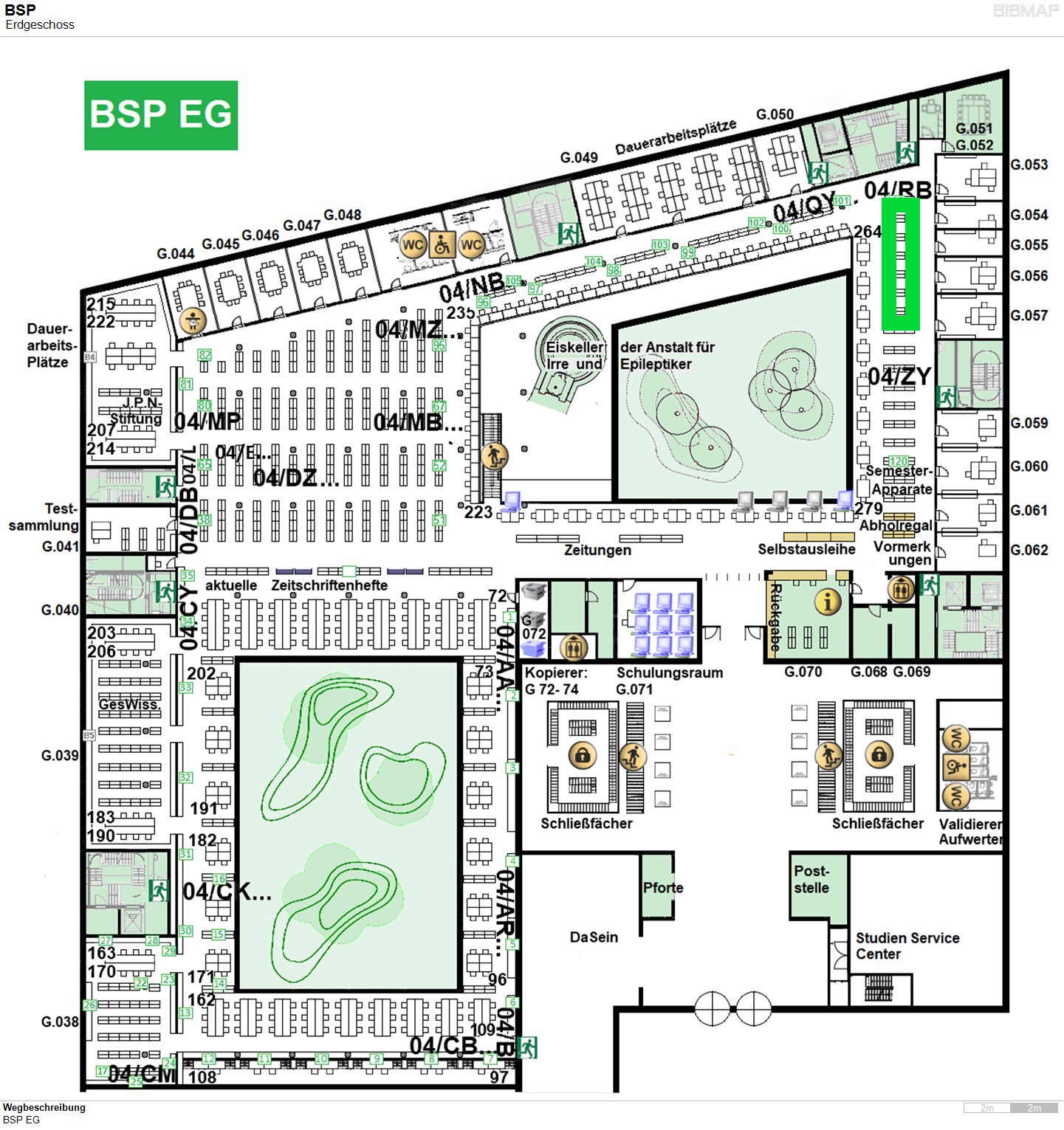 Bild zur Standortanzeige Wegbeschreibung
BSP EG