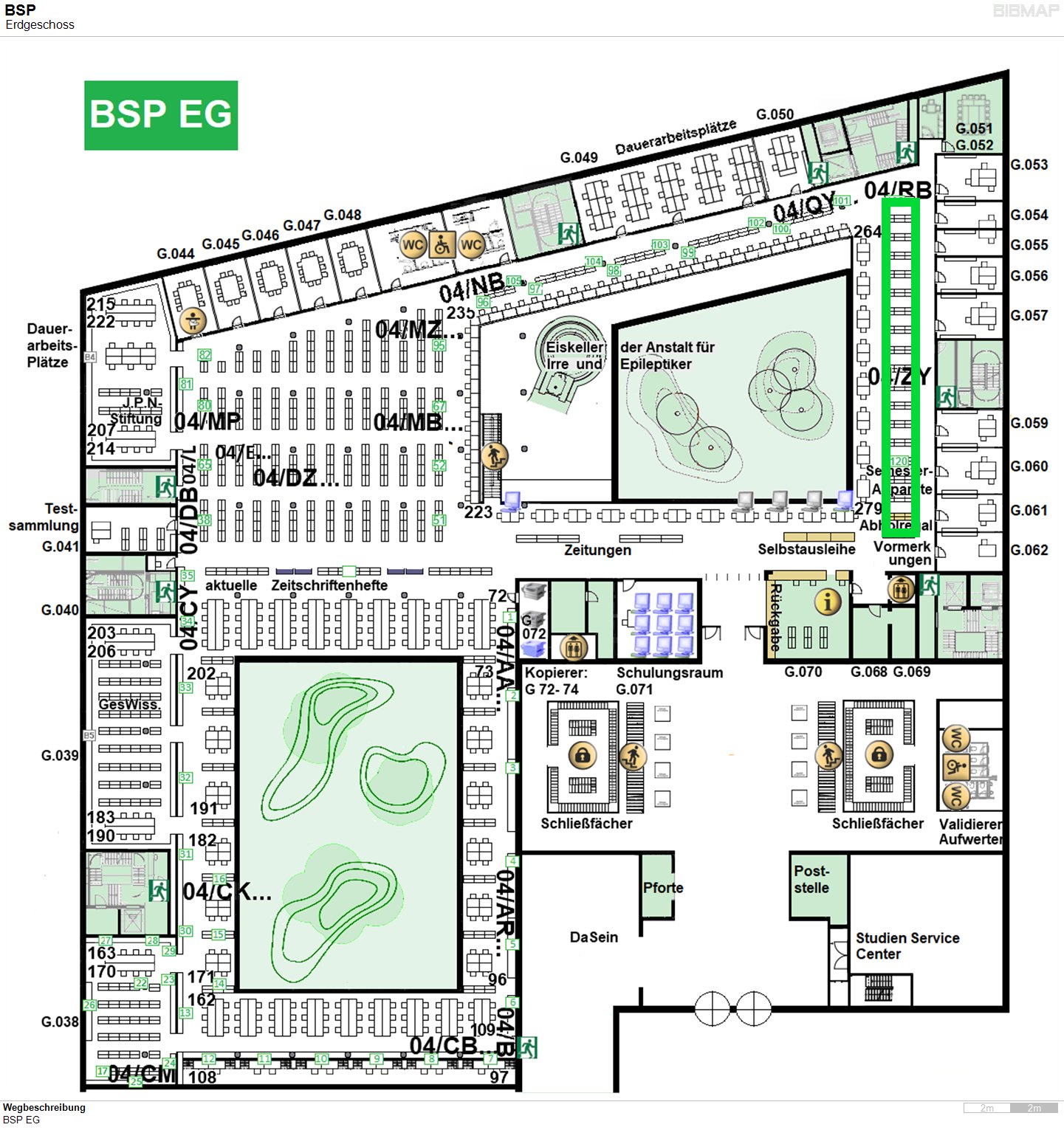 Bild zur Standortanzeige Wegbeschreibung
BSP EG