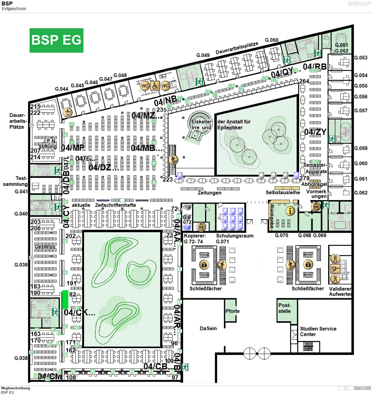 Bild zur Standortanzeige Wegbeschreibung
BSP EG